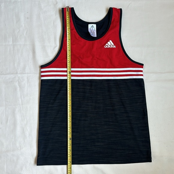 ADIDAS Men's Double Up Basketball Tank Top - Picture 8 of 11